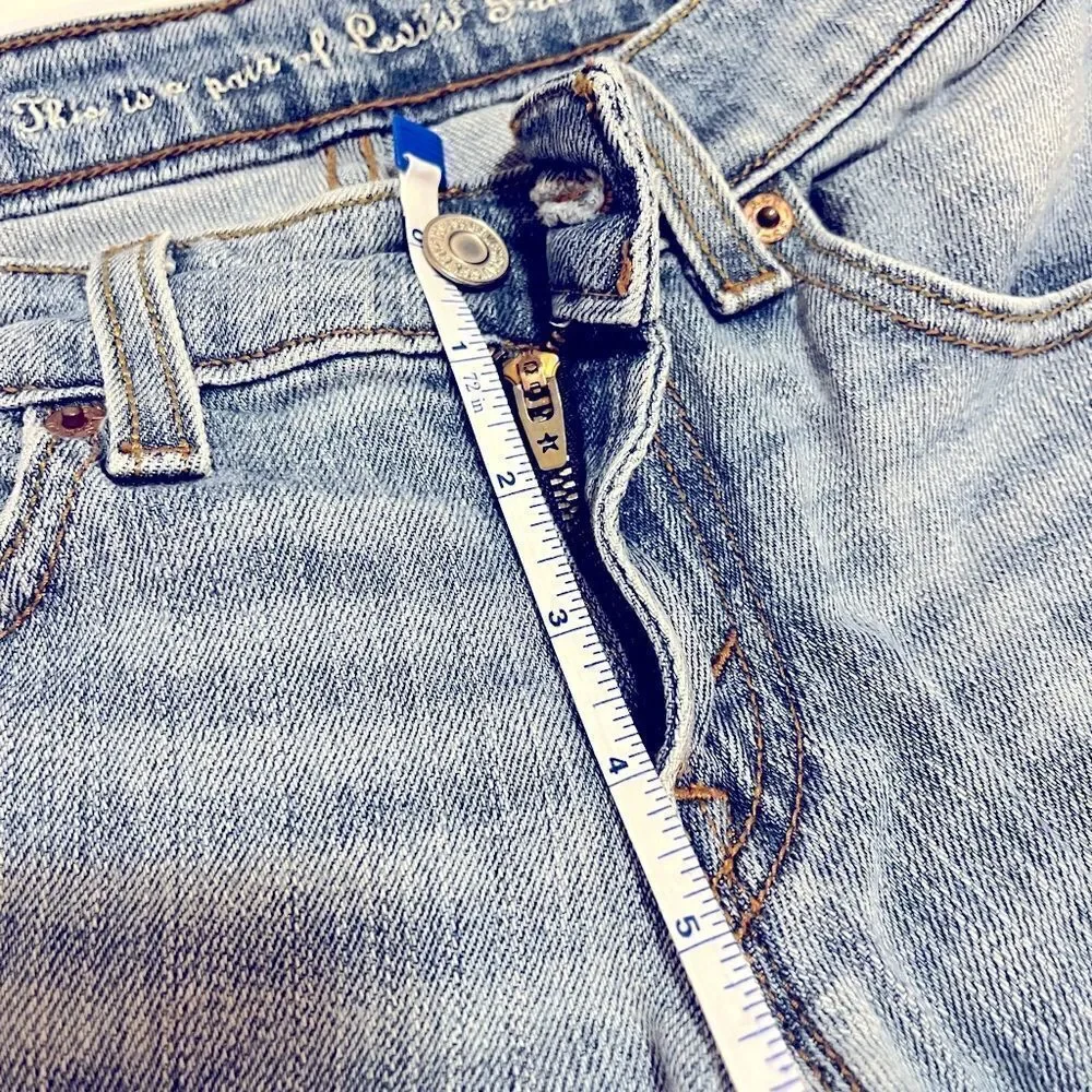 Original authentic Levi cut-off shorts; Size 1